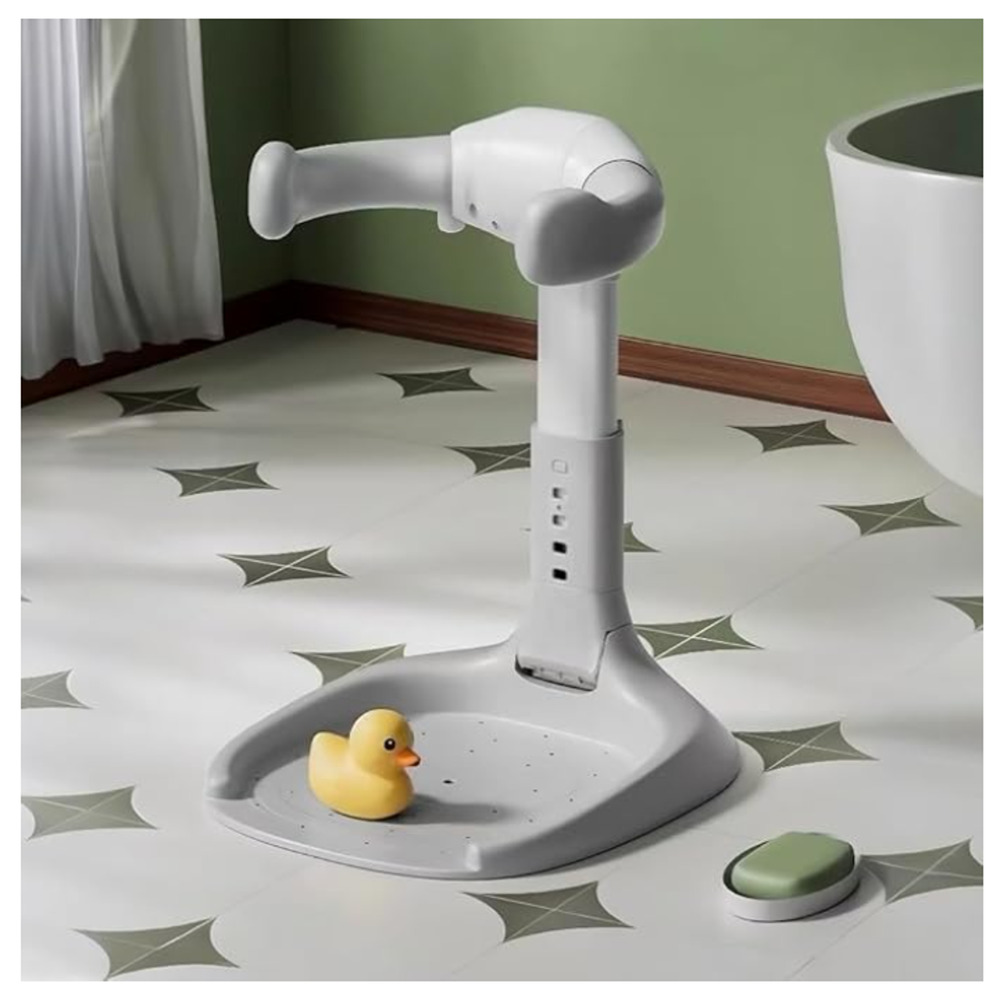Adjustable Foldable Baby Bath Stand with Safety Handle Bath Support Anti-Slip